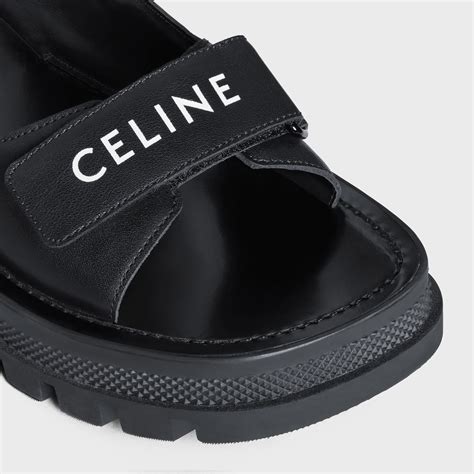 celine sandal sale|celine black leather sandals flat.